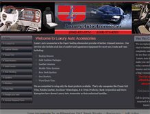 Tablet Screenshot of luxuryautoaccessories.com